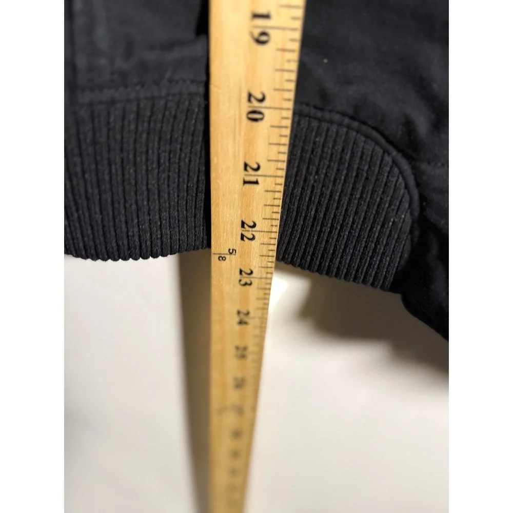 Carhartt Rugged Flex Bomber Jacket Womens Small Black Canvas Full Zip 102524-W - Picture 8 of 8